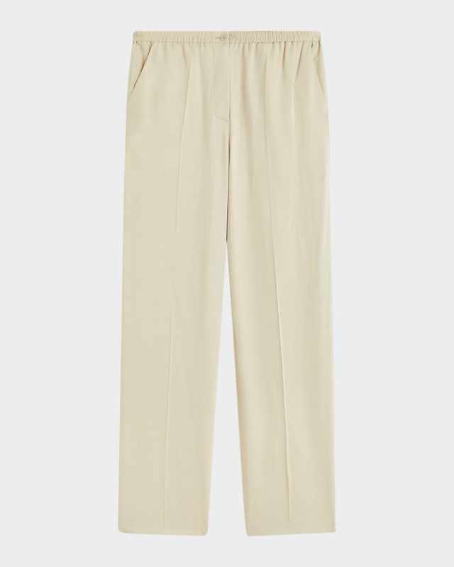 Tahiti Straight-Leg Soft Viscose Trousers